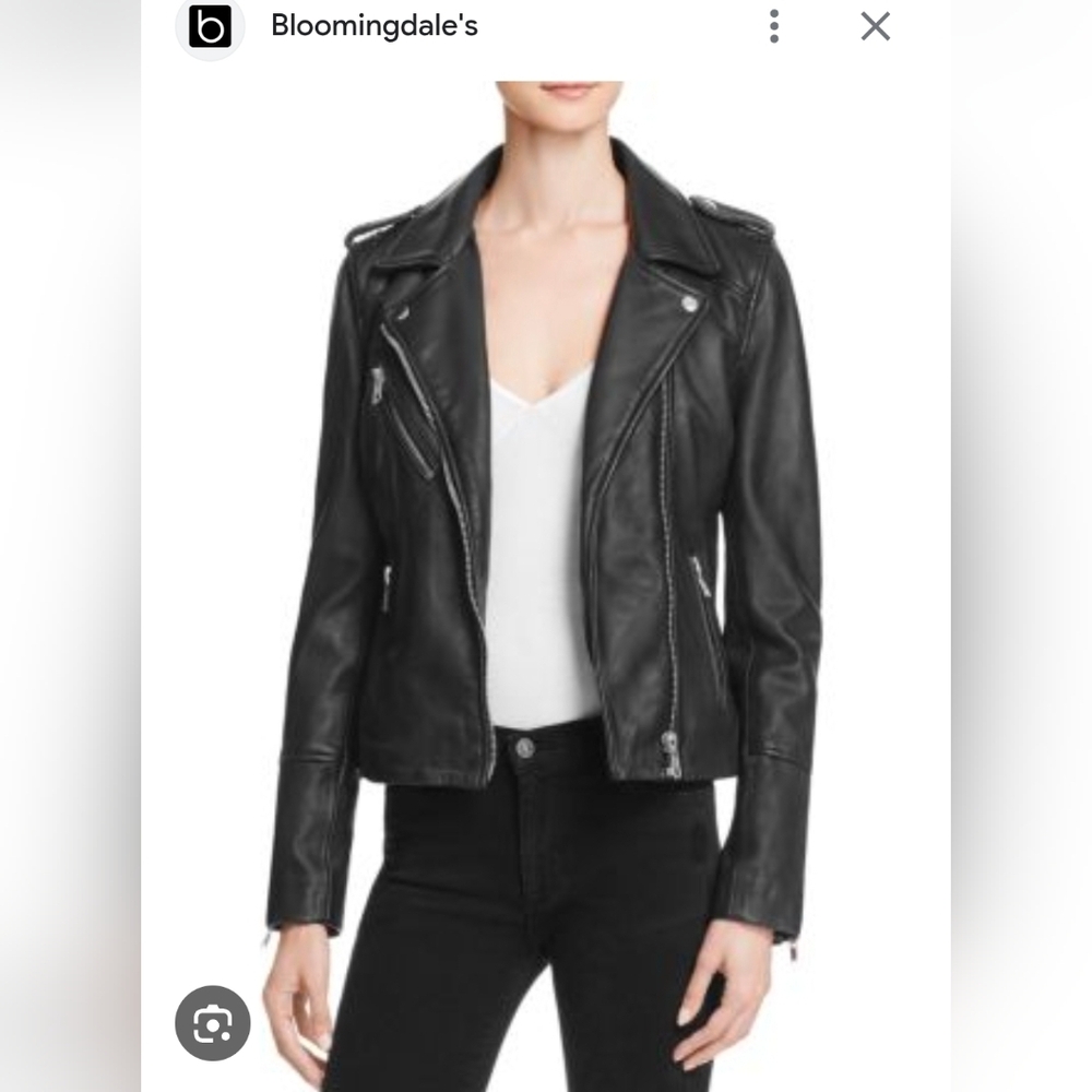Doma Leather Moto Jacket - Women's Size Small In Excellent Condition - Picture 2 of 9
